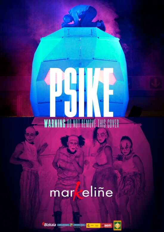 PSIKE. Espectáculo de teatro de calle de gran formato nocturno. Spectacle de théâtre de rue grand format pour la soirée. 