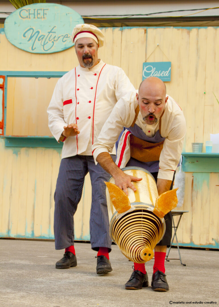 CHEF NATURE. Espectáculo de teatro de calle de Markeliñe. Restaurante. Dispositivos móviles. Slow food. Spectacle de théâtre de rue par Markeliñe. Restaurant. Appareils mobiles. Slow food. 