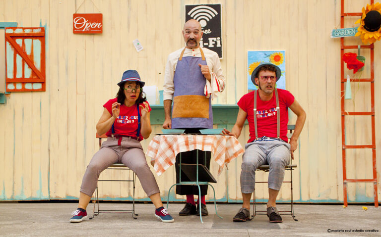 CHEF NATURE. Espectáculo de teatro de calle de Markeliñe. Restaurante. Dispositivos móviles. Slow food. Spectacle de théâtre de rue par Markeliñe. Restaurant. Appareils mobiles. Slow food. 